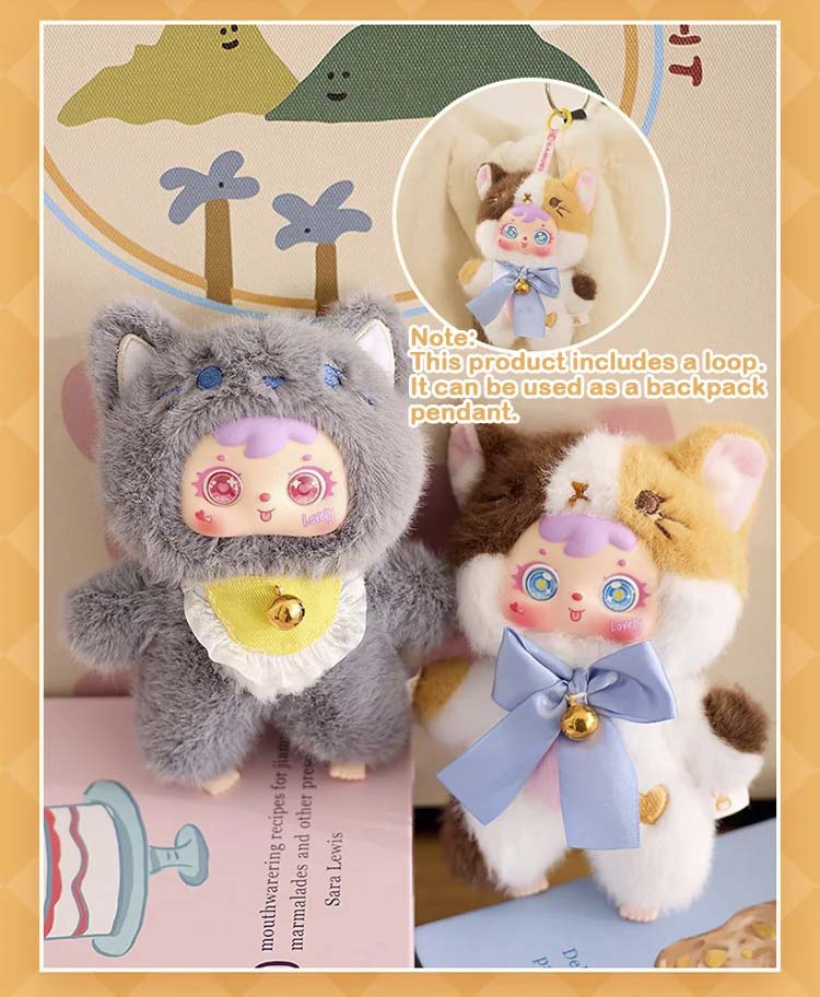 Blind Box Llavero Samuel Little Cat Party Plush Series