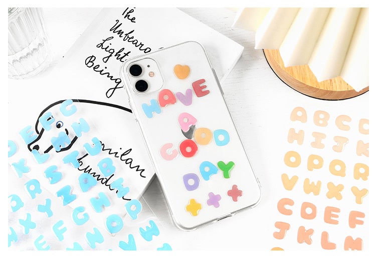 Stickers Secret Jelly Alphabet Sky