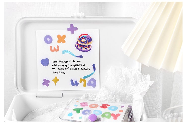 Stickers Secret Jelly Alphabet Blueberry