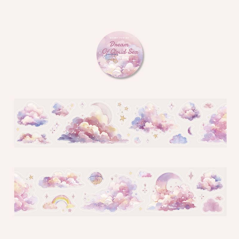 Stickers en Rollo Sky City Dream Of Cloud Sea