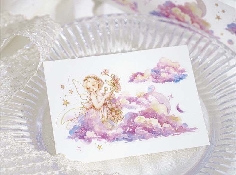 Stickers en Rollo Sky City Dream Of Cloud Sea