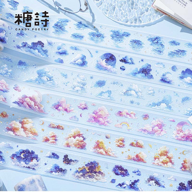 Stickers en Rollo Sky City Love In Snow Country