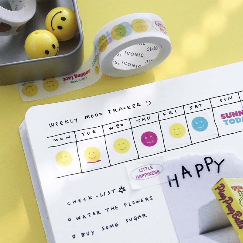 Washi Tape Smiley