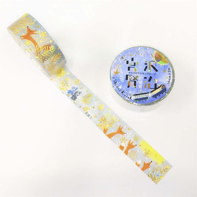 Washi Tape Kirapika Kenji Miyazawa Snow Crossing