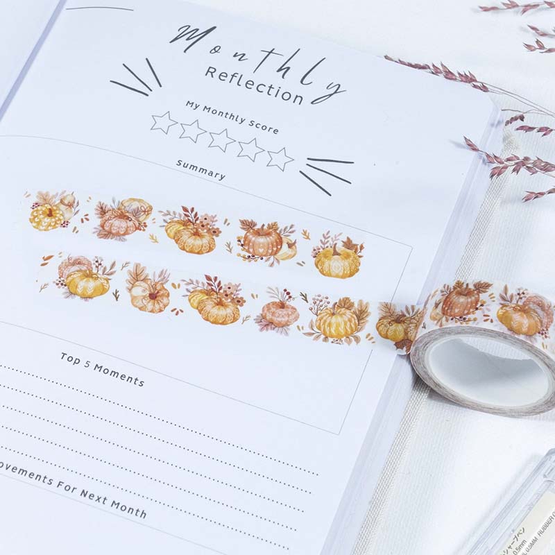 Washi Tape Sweet Pumpkin