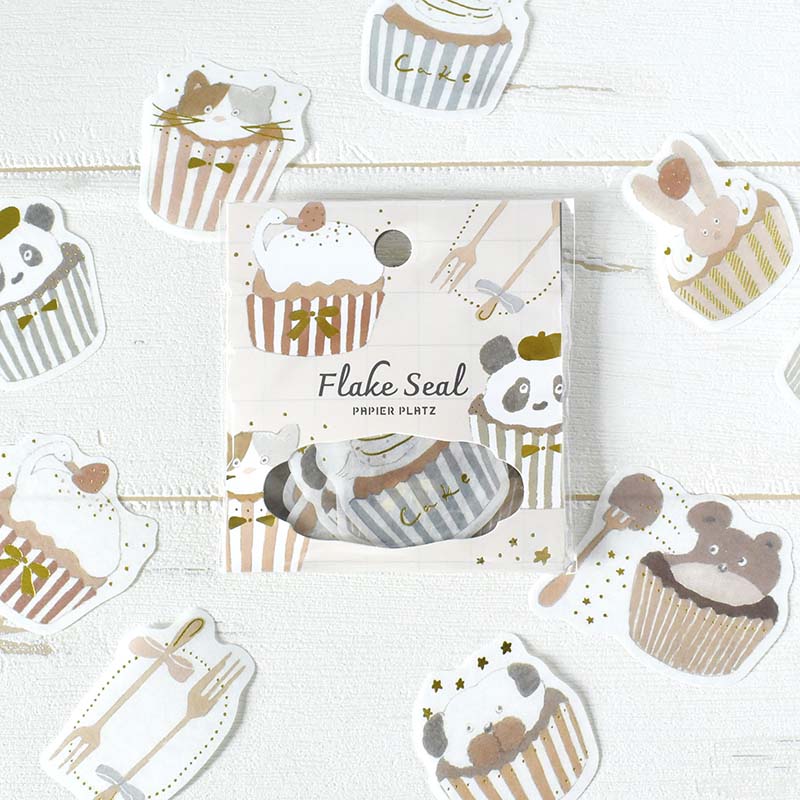 Stickers Flake Shochirou Tobimatsu Cupcake