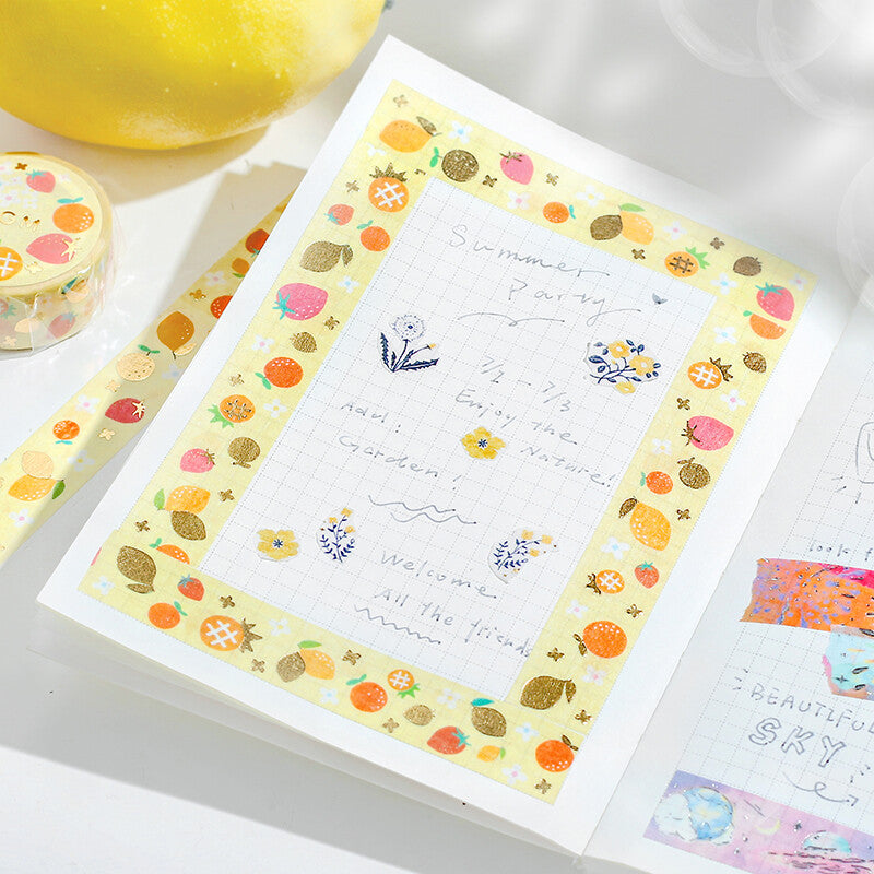 Washi Tape Foil Vitamin
