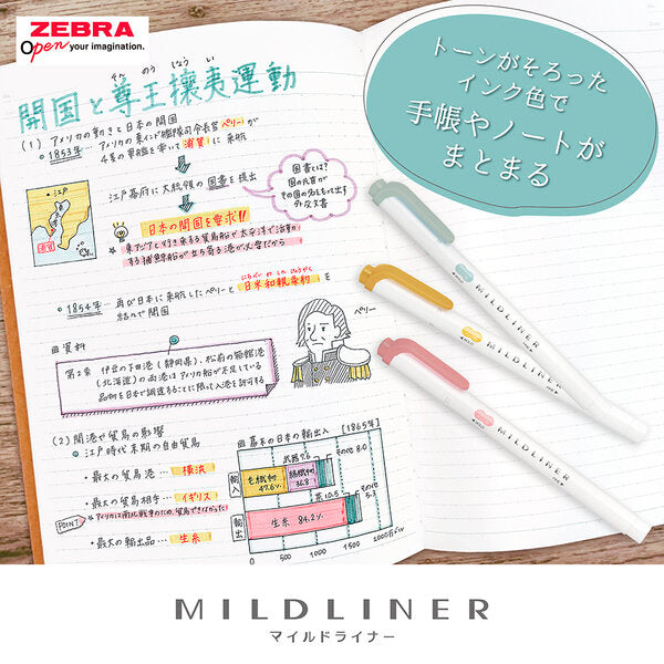 Subrayadores Mildliner Colores Calm (Individual)