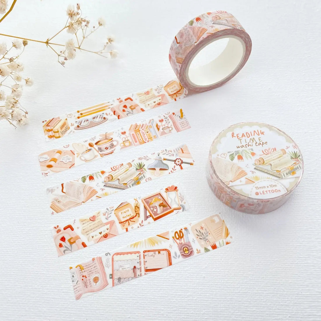 Reading Time Washi Tape