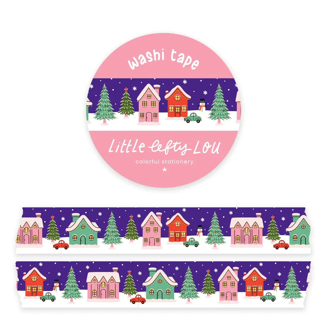 Washi Tape Winter Landscape
