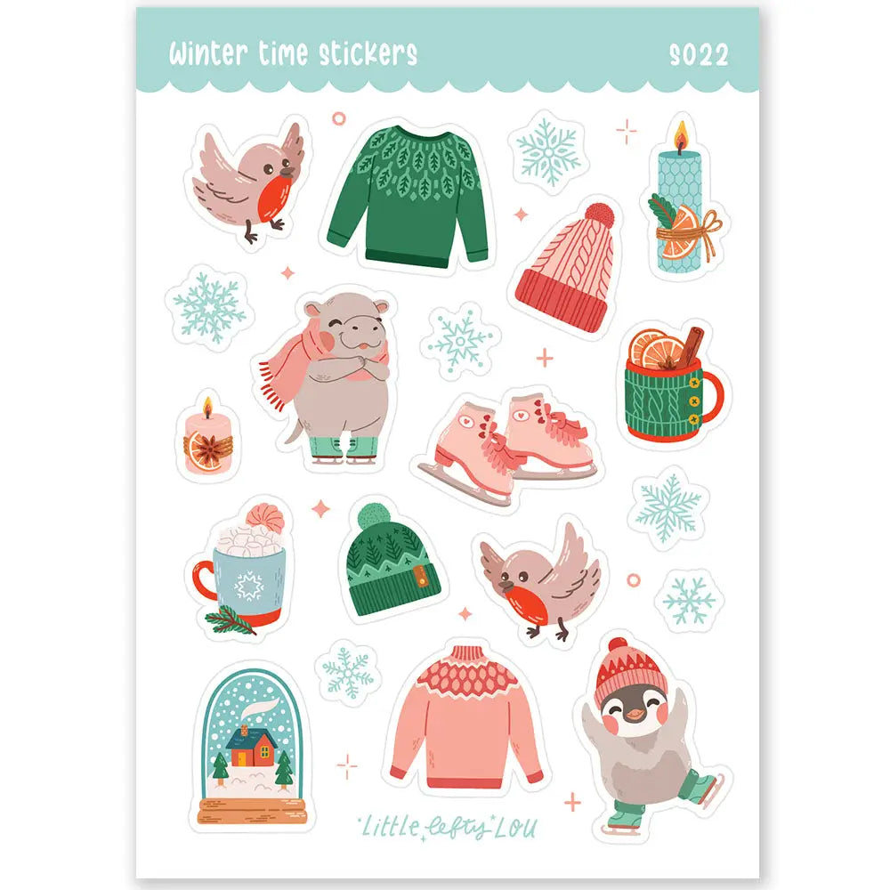Stickers Winter Time