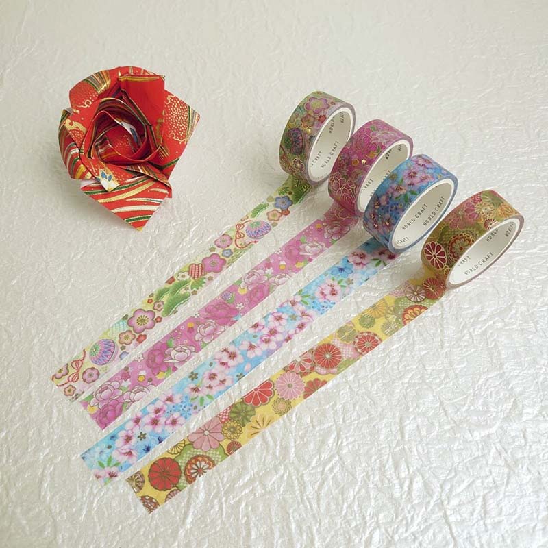 Washi Tape Yuzen Peony