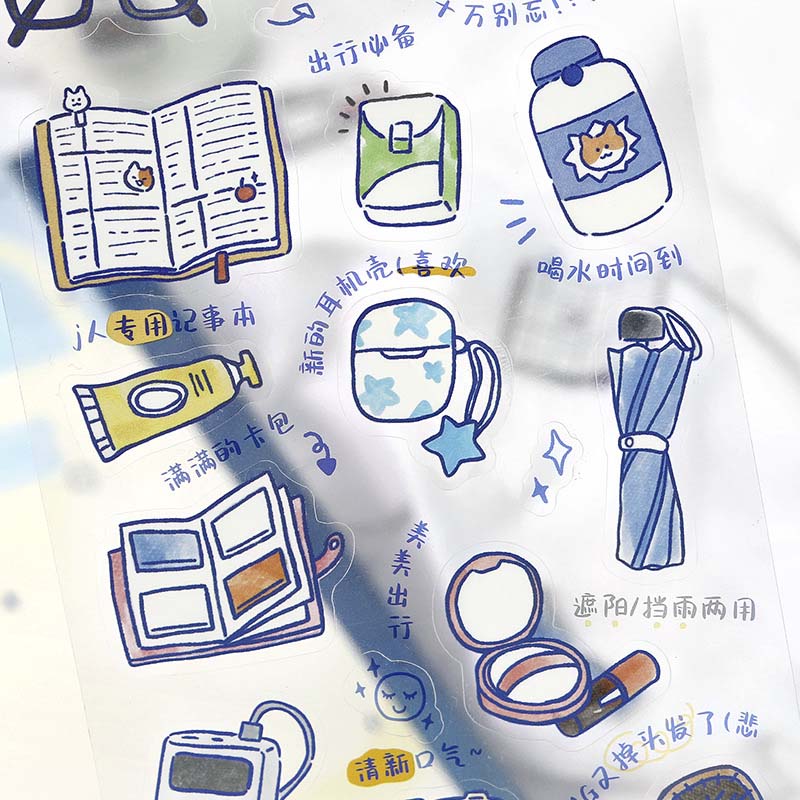 Stickers A Good Life Plan Travel Gear