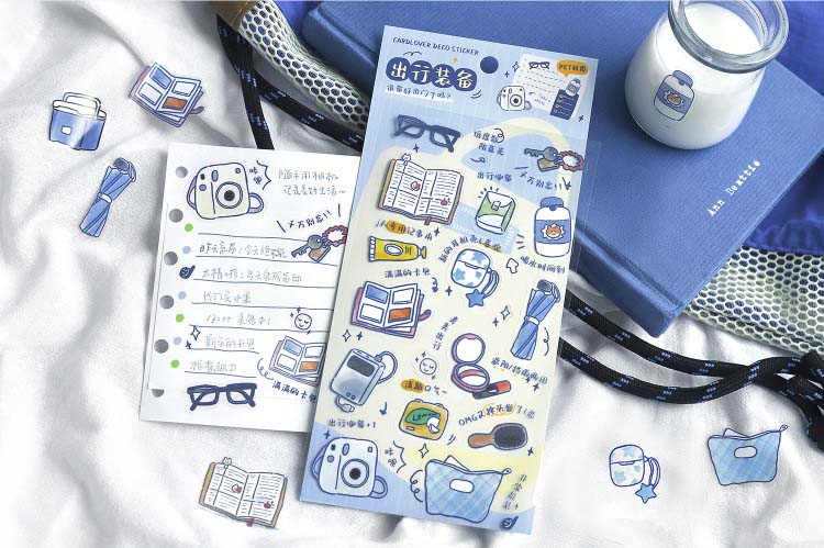 Stickers A Good Life Plan Travel Gear