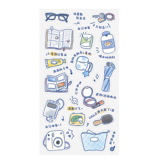 Stickers A Good Life Plan Travel Gear