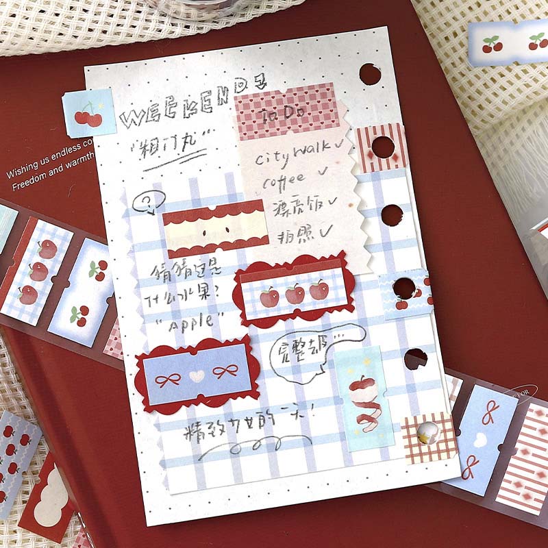 Stickers en Rollo Afternoon Tea Berry Garden
