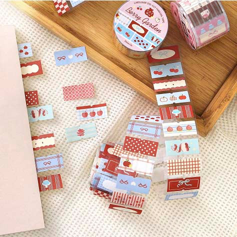 Stickers en Rollo Afternoon Tea Berry Garden