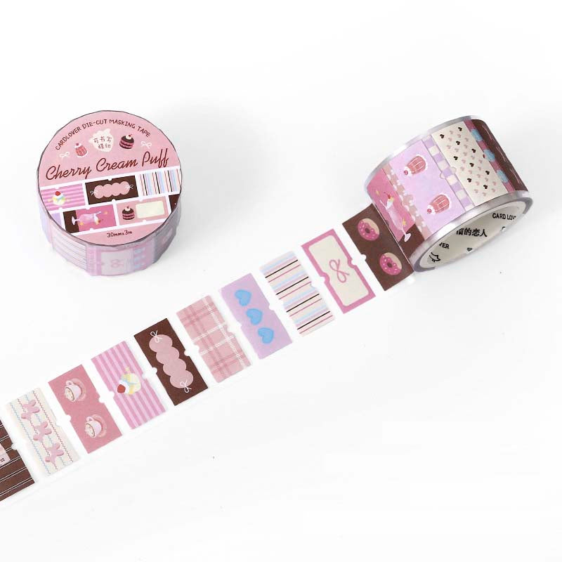 Stickers en Rollo Afternoon Tea Cherry Cream Puff