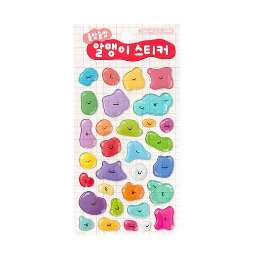 Stickers Almeng 3D Colors