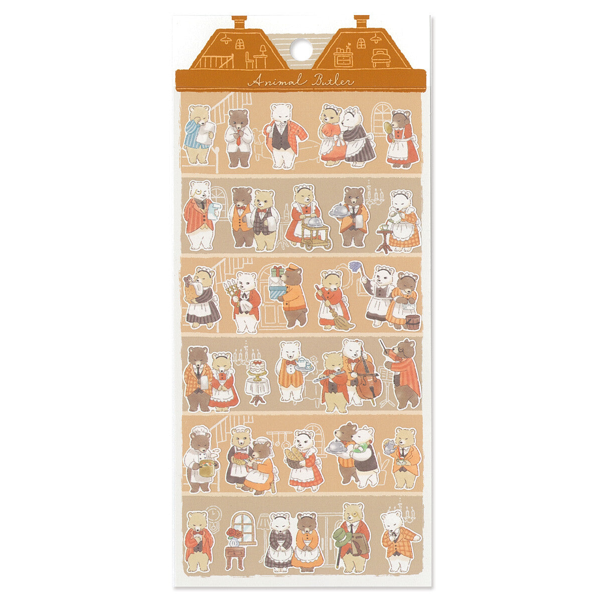 Stickers Animal Butler Bear