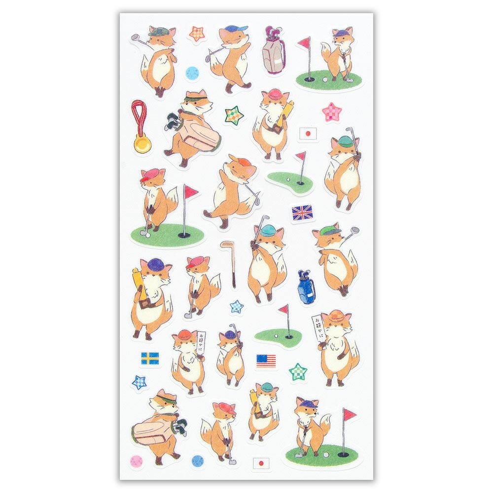 Stickers Animal Sports Golf