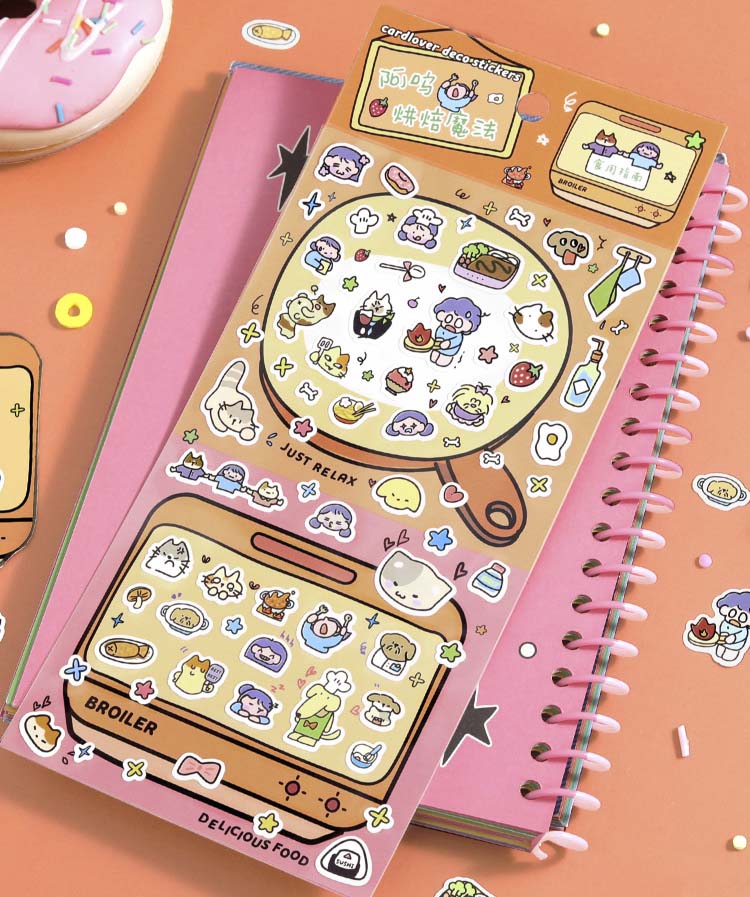 Stickers Awus Eating Guide Cooking Magic