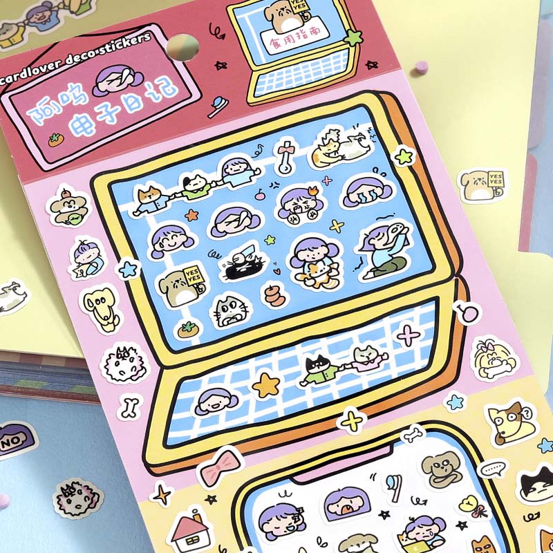 Stickers Awus Eating Guide Digital Diary