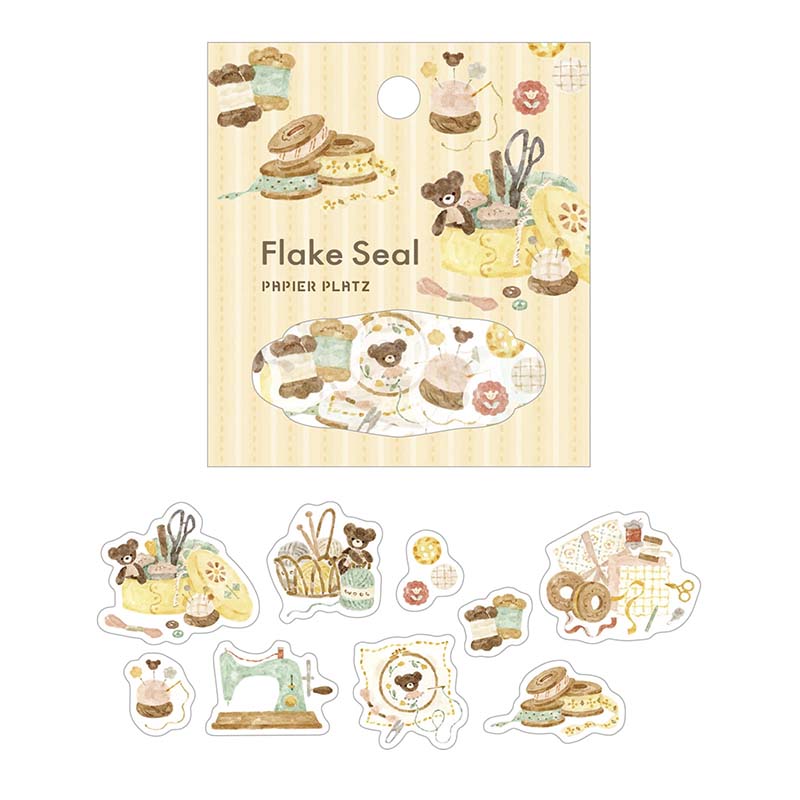 Stickers Flake Nakauchi Waka Bears Sewing
