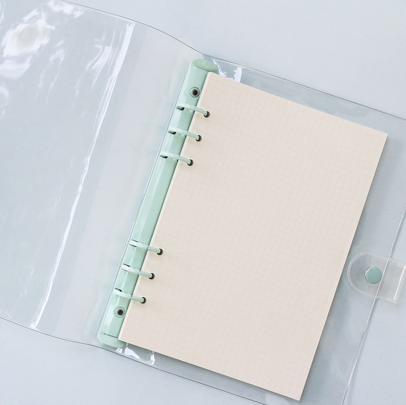 Libreta Binder A5 Grayish Blue