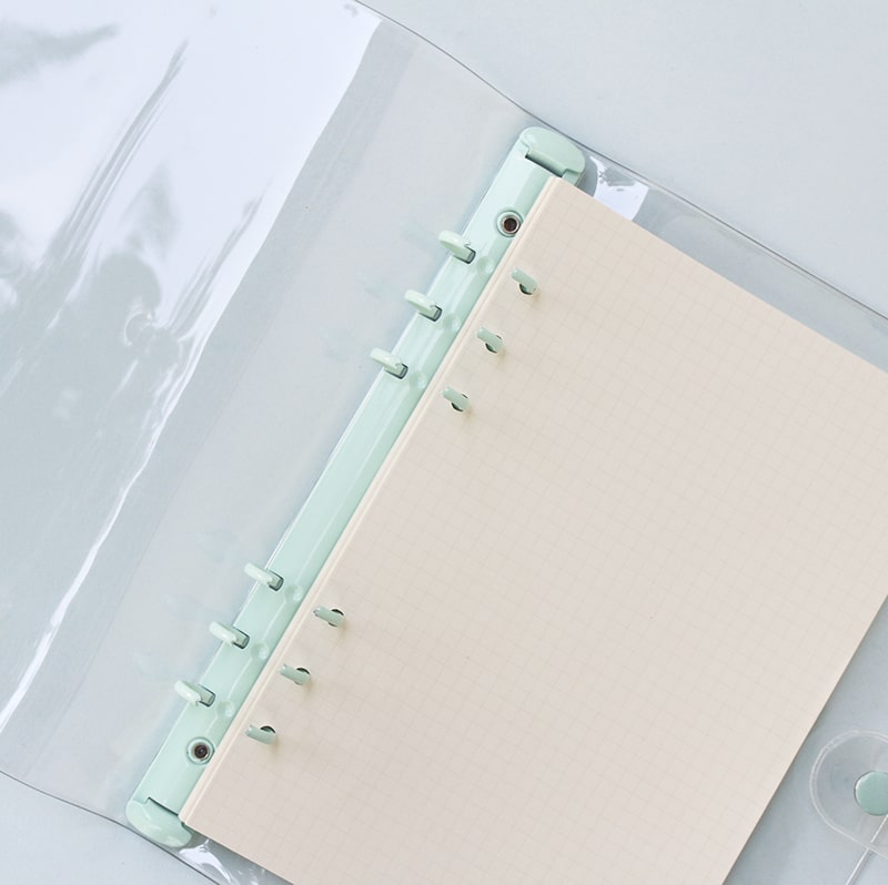 Libreta Binder A5 Grayish Blue
