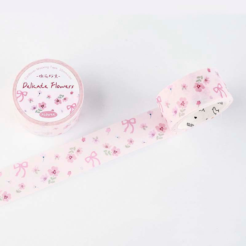 Washi Tape Breeze Carries The Floral Tidings Delicate Flowers