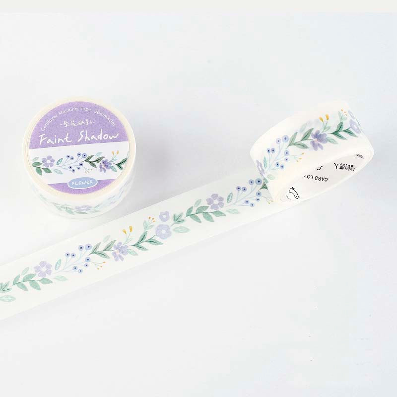 Washi Tape Breeze Carries The Floral Tidings Faint Shadow