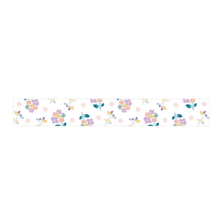 Washi Tape Breeze Carries The Floral Tidings Purple Mist