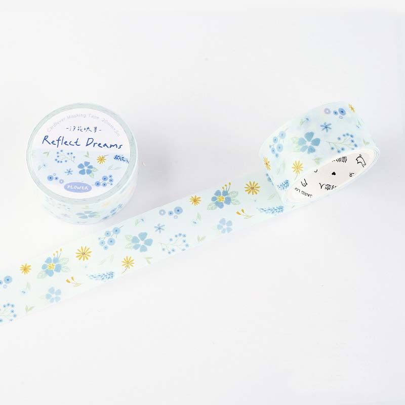 Washi Tape Breeze Carries The Floral Tidings Reflect Dreams