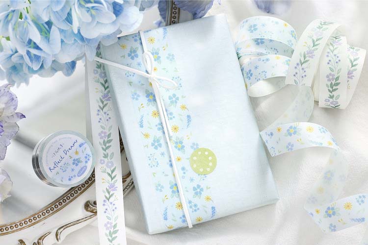 Washi Tape Breeze Carries The Floral Tidings Reflect Dreams