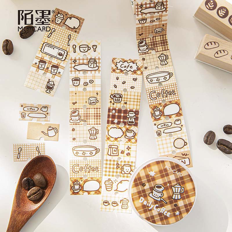 Stickers en Rollo Cafeterism Roll Daily Coffee