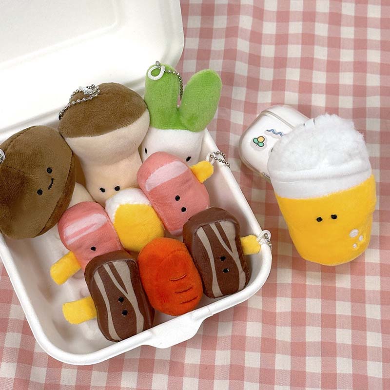 Blind Box Llavero Camping Barbecue Doll