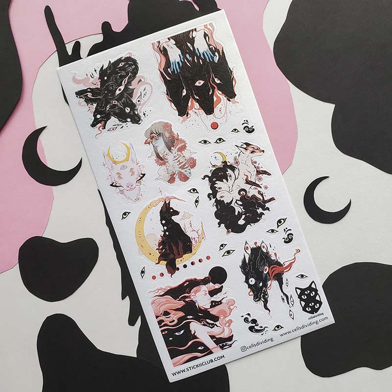 Stickers Mystic Wolves