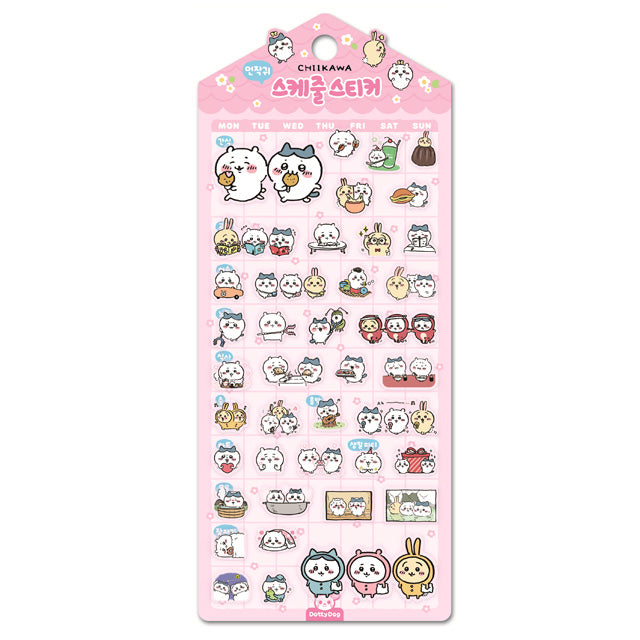 Stickers Chiikawa Schedule