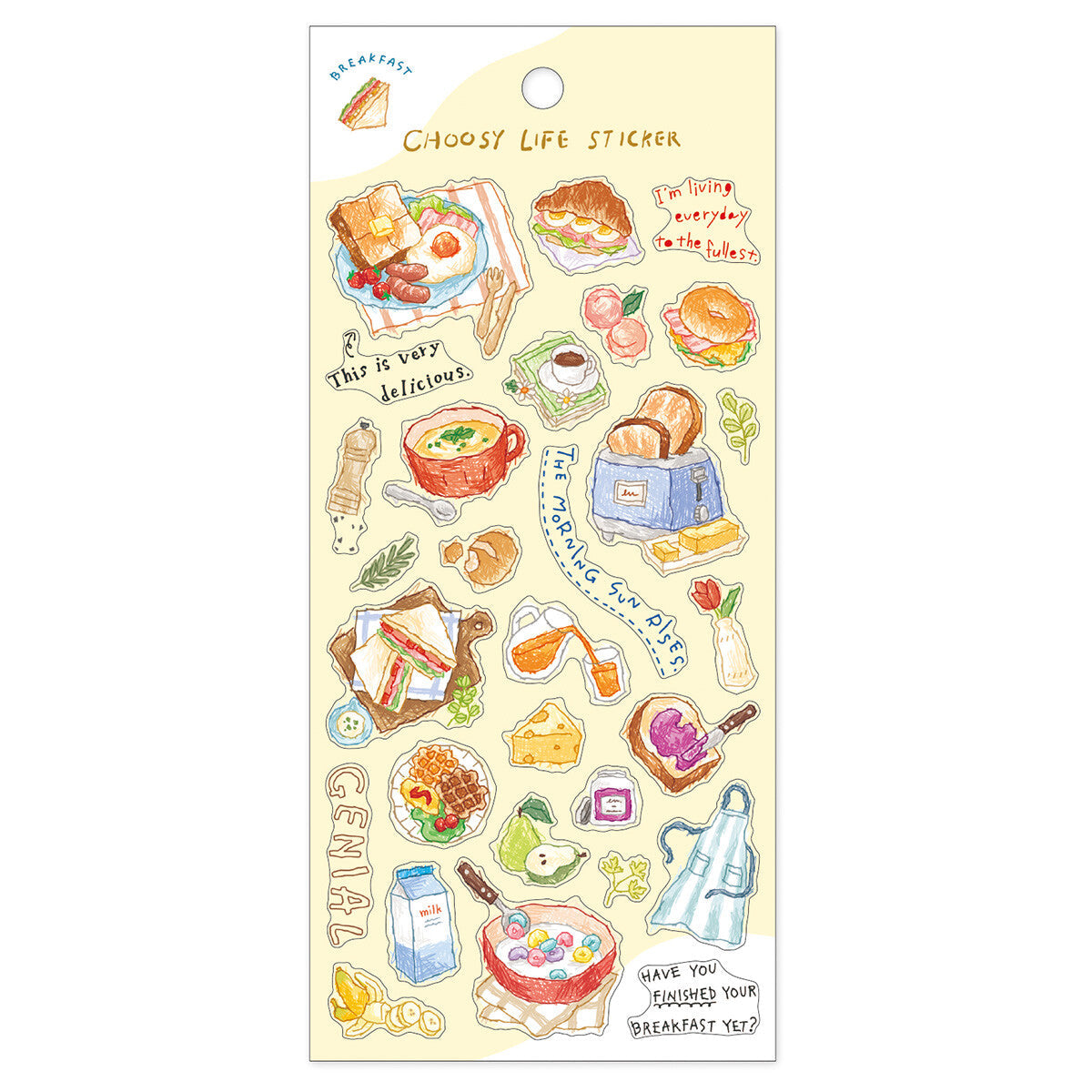 Stickers Choosy Life Breakfast