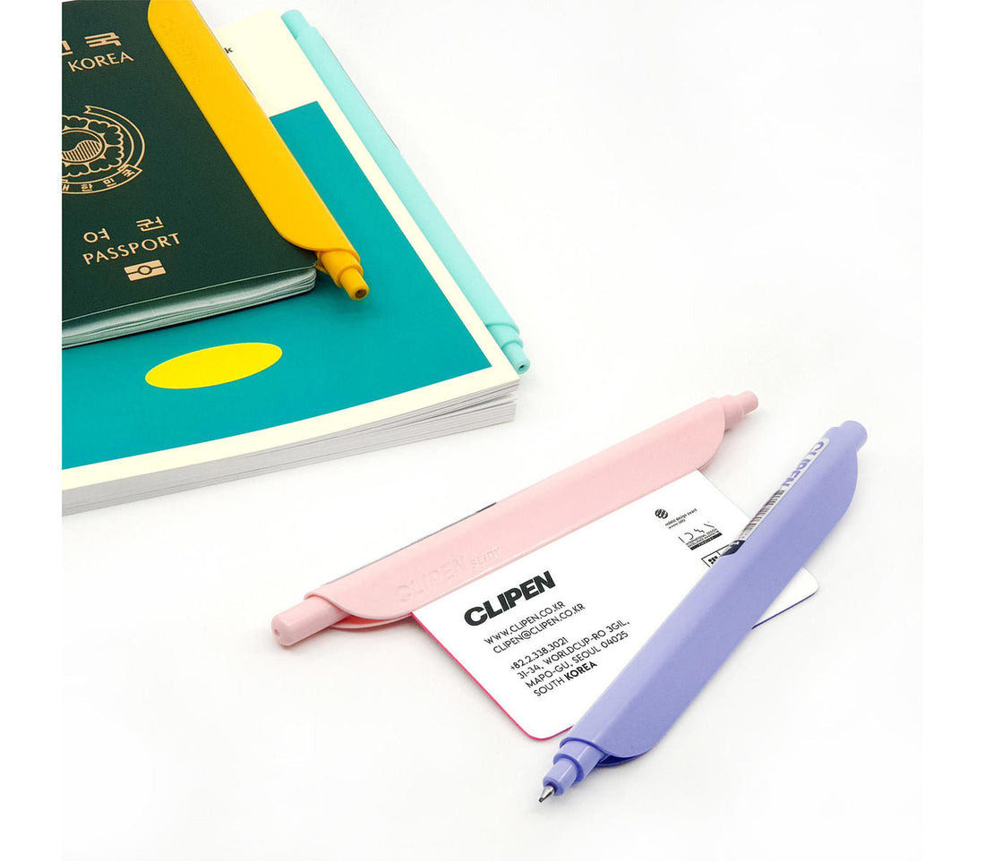 Bolígrafos Clip Clipen
