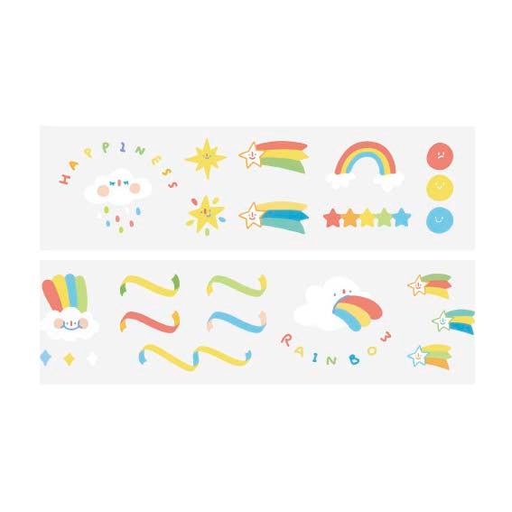 PET Tape Coco World Rainbow Island