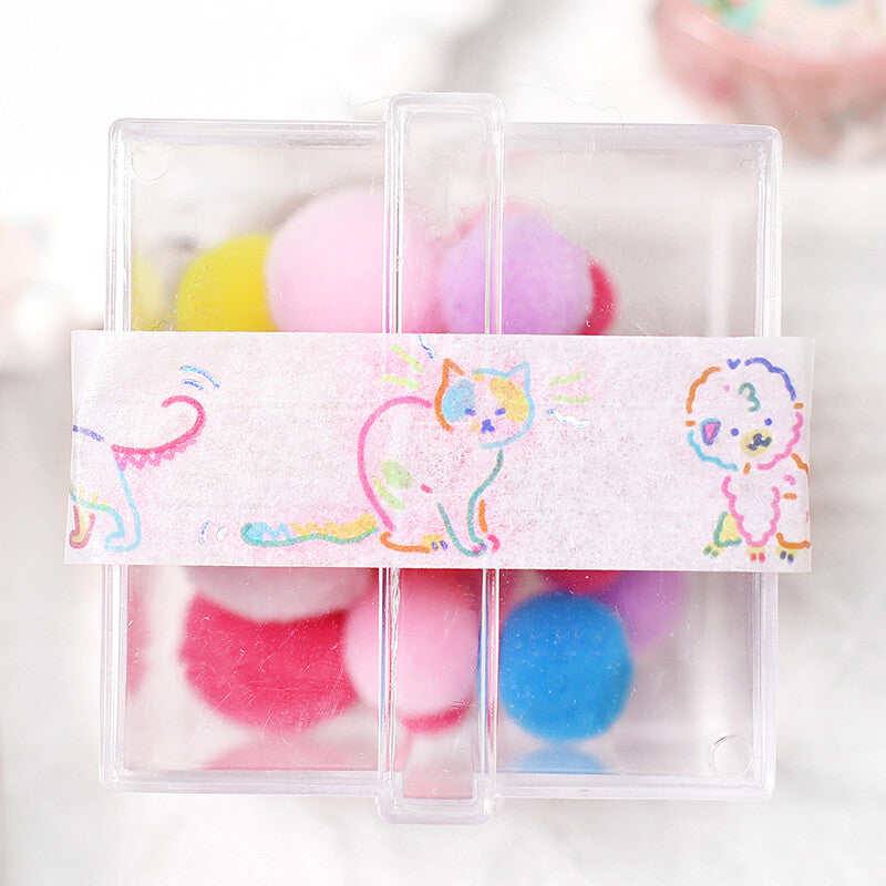 Washi Tape Foil Color Zoo