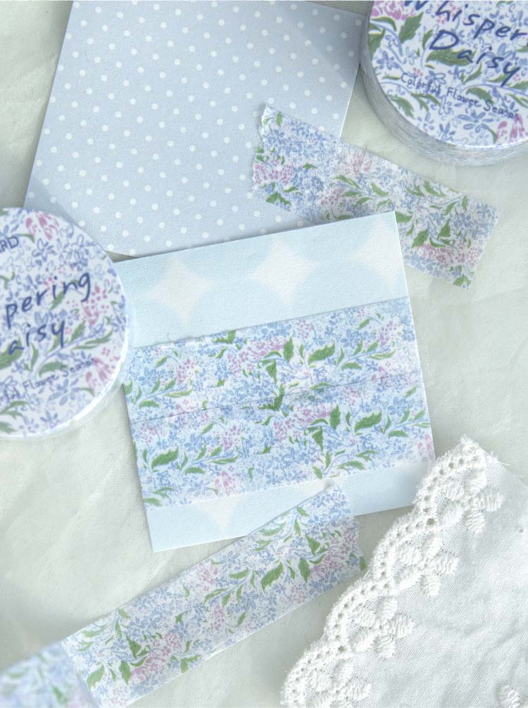 Washi Tape Colorful Flower Season Whispering Daisy
