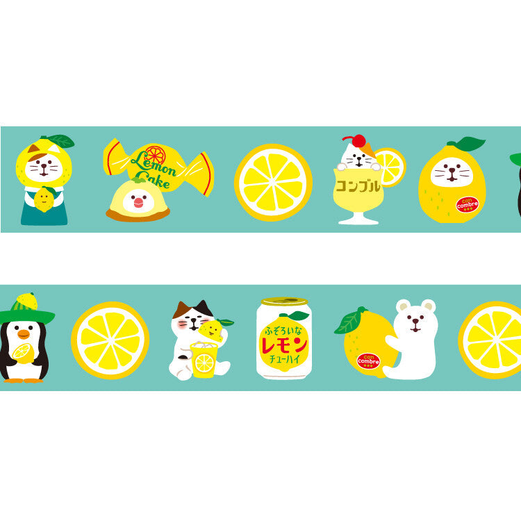 Washi Tape Concombre Lemon Soda