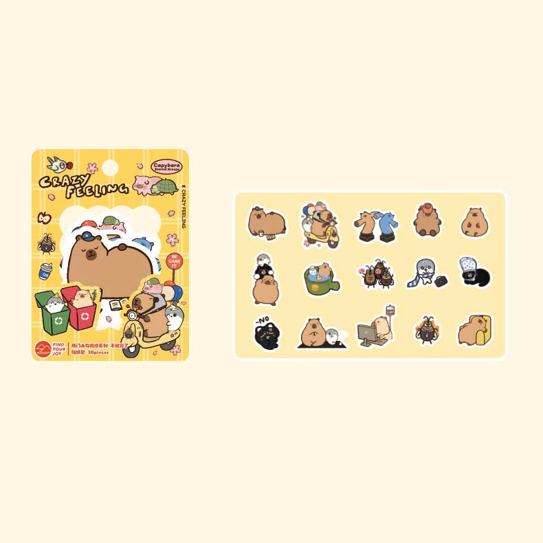 Stickers Crazy Feeling Yellow