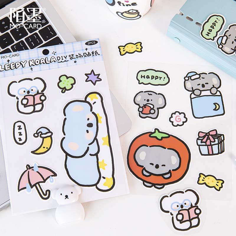 Stickers Cute Pet Adventure Sleepy Koala