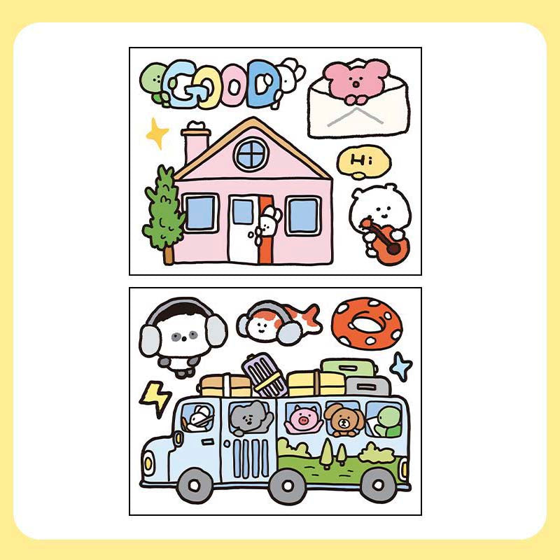 Stickers Cute With You Happy Trip
