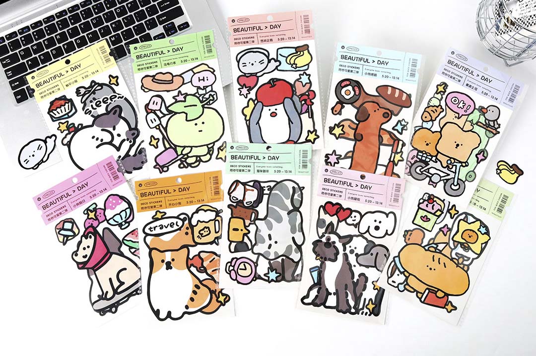 Stickers Cute With You Spring Toast