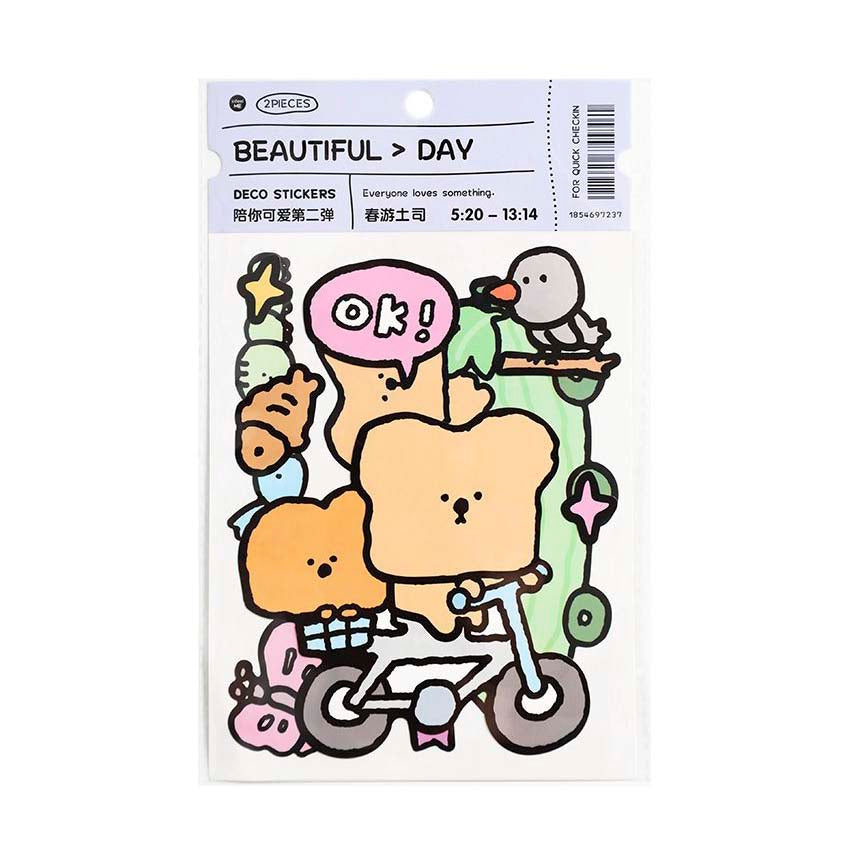 Stickers Cute With You Spring Toast